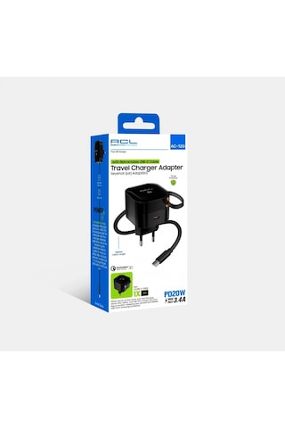 20w Seyahat Şarj Adaptörü Typce Girişli 3.4a Diğer