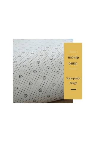 Fortunelane Gri Piyade Desenli Hafıza Köpük Halı - 50x80cm, Yumuşak, Su Absorban, Kayma Engellli, Banyo/oda Kullanıma Uygun Gri