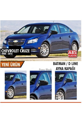 Chevrolet Cruze Yarasa Ayna Kapağı Piano Black Parlak Siyah