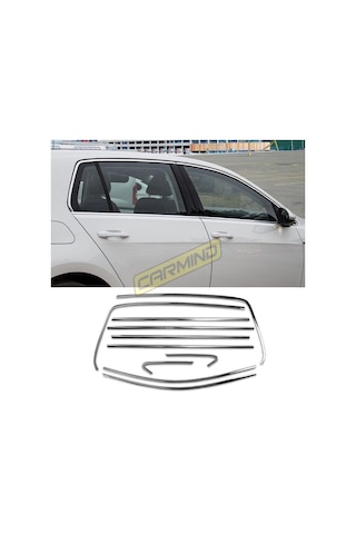 Vw Golf 7 - 7.5 Krom Cam Çerçevesi Set 2013-2020 10 Parça