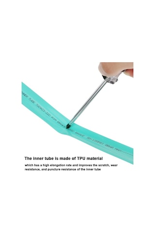 Novahub Yol Bisikleti İç Lastiği, Hafif Tpu, 700c, 23-35c, Fv Faber 65l, Turuncu Çok Renkli