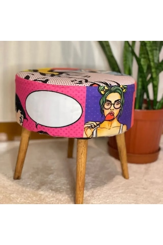 Puf Koltuk Tabure - Karikatür Puf Koltuk Tabure - Karikatür