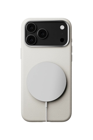 Joko - 955 - Apple iPhone Uyumlu 17 Pro Wonder Deri Magsafe Kapak - Csmo-tex - - Beyaz