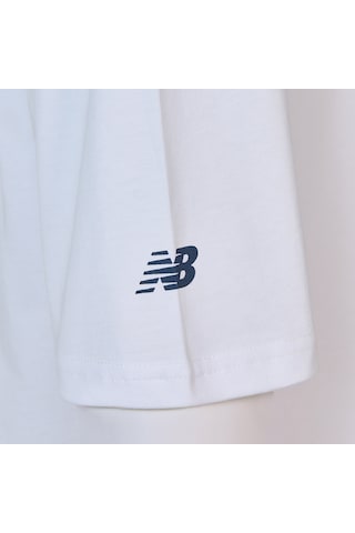 New Balance Nb Lifestyle Erkek T-shirt Mnt1602-wt Beyaz