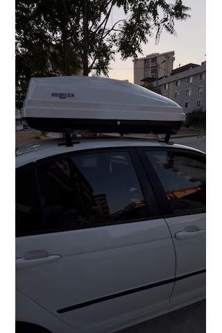 Perflex Beyaz Port Bagaj Eco 370 Litre Tek Açılır