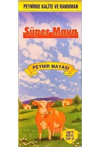 Süper Maya Peynir Mayası 24 x 500 G