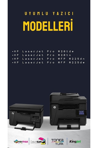 Hp Cf283x Uyumlu Toneri 2'li Paket/ M201 / M225