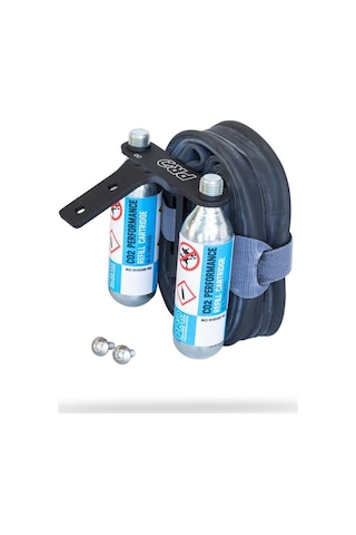 Pro Sele Bağlantılı Co2 Tüpü ve Lastik Taşıma Aparatı Siyah