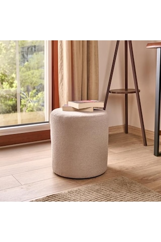 Just Home Teddy Puf - Gri - 42x38x38 Cm Gri