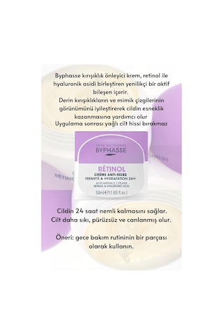 Byphasse Retinol Skin Booster Kırışıklık Karşıtı Bakım Kremi 50 ML