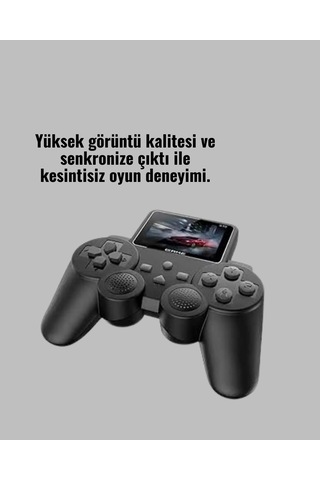 Hdmı Destekli S10 Gamepad 520 Oyunlu Tv Ye Bağlanabilir Atari 2025 Model Çok Renkli