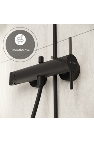 VitrA Origin A4261936WTC Banyo Bataryası Mat Siyah