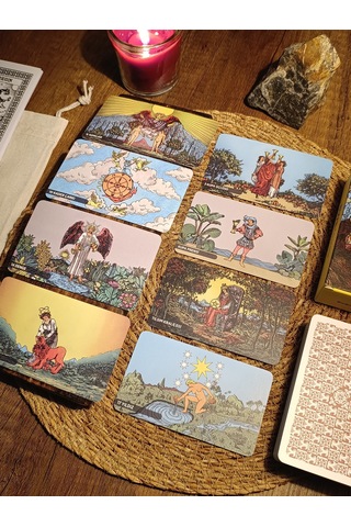 Panorama Yatay Tarot Destesi 78 Kart - Arındırma Kesesi