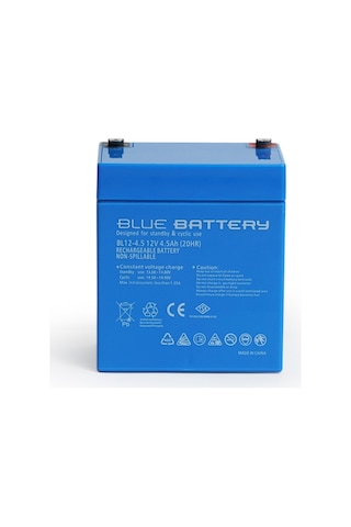 Blue Battery 12v 4.5 Amper Bakımsız Kuru Akü Ups Aküsü