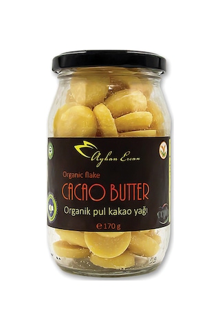 Ayhan Ercan Organik Cacao Butter Wafer Flake Pul Kakao Yağı 170 G Ayhan Ercan Organik Cacao Butter Wafer Flake Pul Kakao Yağı 170 G