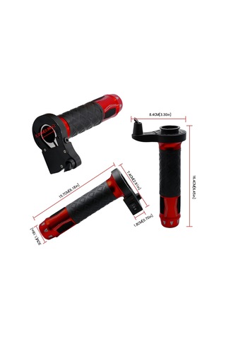 Cs-764a1 12v Motosiklet Scooter Alüminyum Alaşımlı Elektrikli El Kavrama Kapağı Isıtmalı Kavrama Gidon Kırmızı Diğer