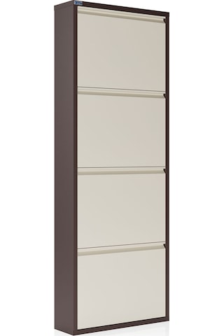Ceha   4'lü Metal Ayakkabılık - Kahverengi/Krem K.AYK-4 /AB8317-1013 Kahverengi - Krem