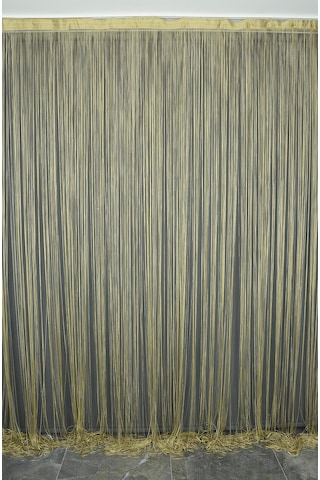 İP PERDE ZİNCİR GOLD RENK 300 x 280 CM Altın