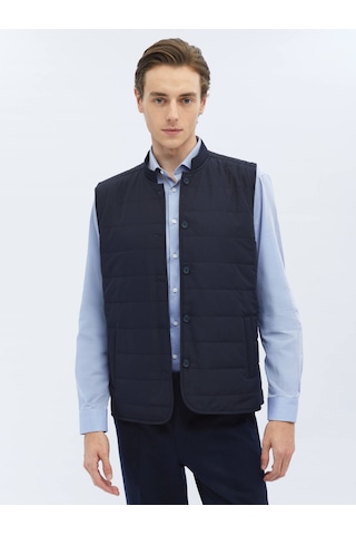 Kip Lacivert Dokuma Spor Yelek 560490