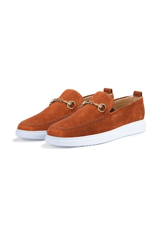Ritzy Hakiki Deri Süet Erkek Günlük Ayakkabı, Loafer Ayakkabı