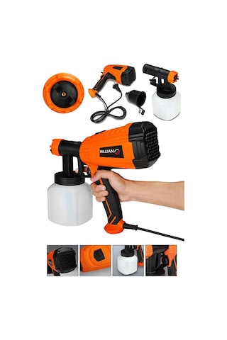 Milian SPG-3373 Profesyonel 950 W Elektrikli Sprey Boya Püskürtme Tabancası Dezenfektan Ilaçlama Makinesi
