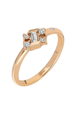 Sirius Rose Baget Pırlanta Yüzük 0842R0010