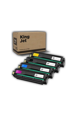 Kingjet Samsung Uyumlu Clt-k503l Yüksek Kapasiteli 4 Renk Takım Çipli Uyumlu Toner Sl-c3010fr