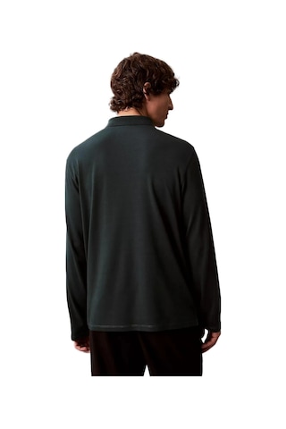 Calvin Klein Lv040em909 Ls Supima Cotton Solid Erkek Polo Tişört Yeşil