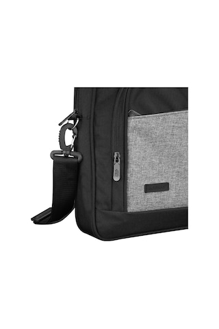 Addison 300803 15.6 Siyah/gri Bold Bilgisayar Netbook Çantası Addison Gri-Siyah