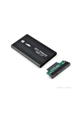 2.5 Hdd Kutusu Usb 3.0 Hardisk Kutusu Metal Gövde Harici Kutu - Siyah