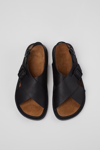 Camper Lluc Sandal Erkek Kahverengi Deri Sandalet-14029