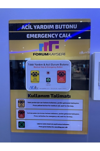 Kablosuz Tıbbi Yardım Ve Acil Durum Butonu