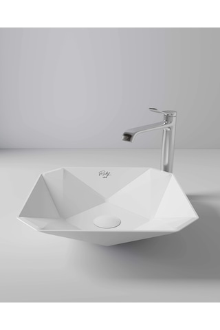 Creavit Ruby Diamond Tezgah Üzeri Lavabo 40 40 Cm Rb040-00cb42e-0000