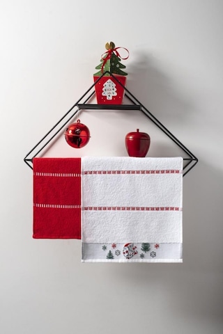 Magnolıa 30x50 Yılbaşı Christmas Yeni Yıl Temalı 2'Li Havlu Seti