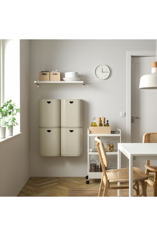 Gardsbutik, Atık Ayırma Kutusu, Gri-bej, 21 Lt