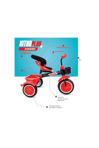 Rival RV502 Nitro Plus 3 Tekerlekli Bisiklet