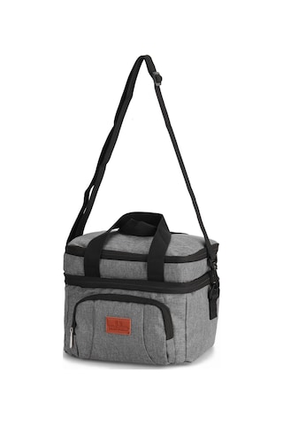 Suofeng Isı Saklamalı Outdoor Pansiyon Çantası, 8l/20l Seçenekli, Oxford Kumaş, Su Geçirmez, Tek Omuzlu, Yemek Taşıma Çantası Gri