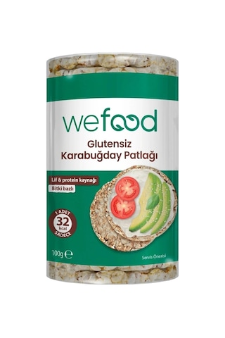 Wefood Glutensiz Karabuğday Patlağı 100 Gr.