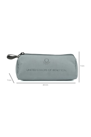 United Colors Of Benetton.tek Gözlü Kalem Çanta 20959 Gri