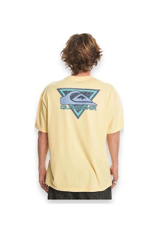 Quiksilver Eqyzt07654 Take Us Back Logo Ss Sarı Erkek T-shirt Sarı