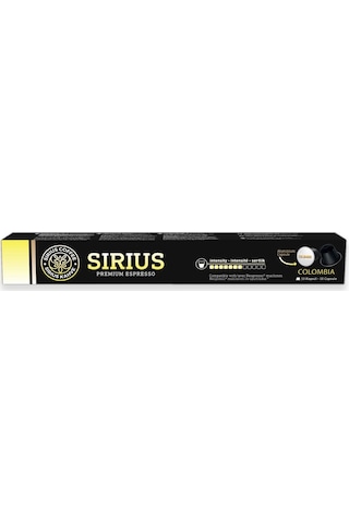 Sirius Nespresso Uyumlu Single Origin Colombia 7 Kapsül Kahve 10'lu