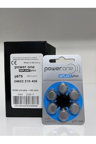 Power One İmplant Pili