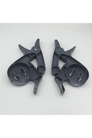 Youtek Paket Kağıdı Tutucu Ve Bant Kesici - Sabitleyici Klempler İle Pratik Paketleme Aleti - Gri Renkli 1 Adet 1 Adet