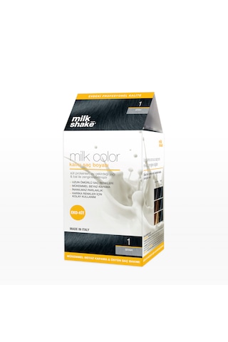 Milk Shake Milk Color Eko Kit Saç Boyası Siyah -1 Köpüksüz