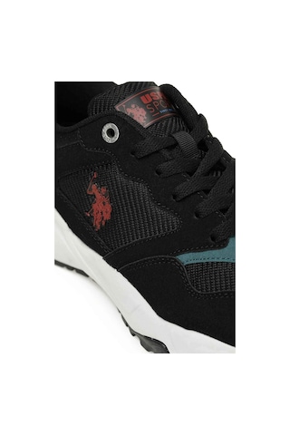 U.S. Polo Assn. SENSEI 3PR Erkek Sneaker Ayakkabı Siyah