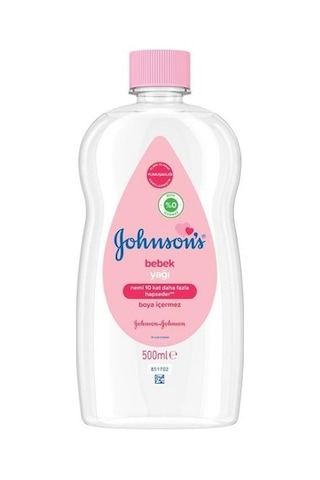 Johnsons Baby Bebek Yağı 500 Ml Nemlendirici Pembe 3'lü Set
