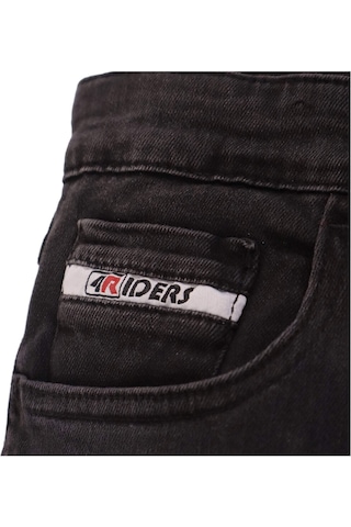 4riders Patrol Cordura Denim Korumalı Kadın Motosiklet Kot Pantolonu Antrasit