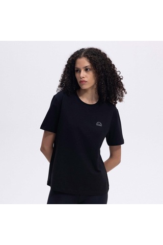 Ellesse Ef426-bk Bisiklet Yaka Kadın T-shirt - Siyah Siyah
