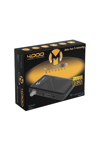 Magbox Natural Full Hd Usb Mini Hd Uydu Alıcısı Tkgs'Li