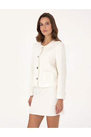 Pierre Cardin Kadın Ekru Ceket 50319417-vr019